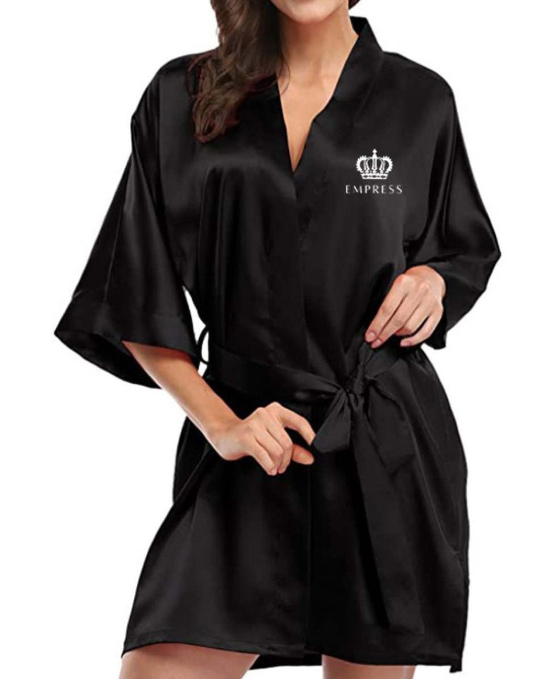 Empress Satin Kimono-Robe