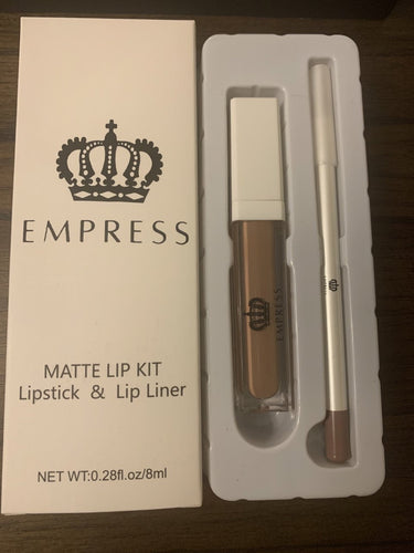 Empress Matte Lip Kit & Pencil Liner, Color #3